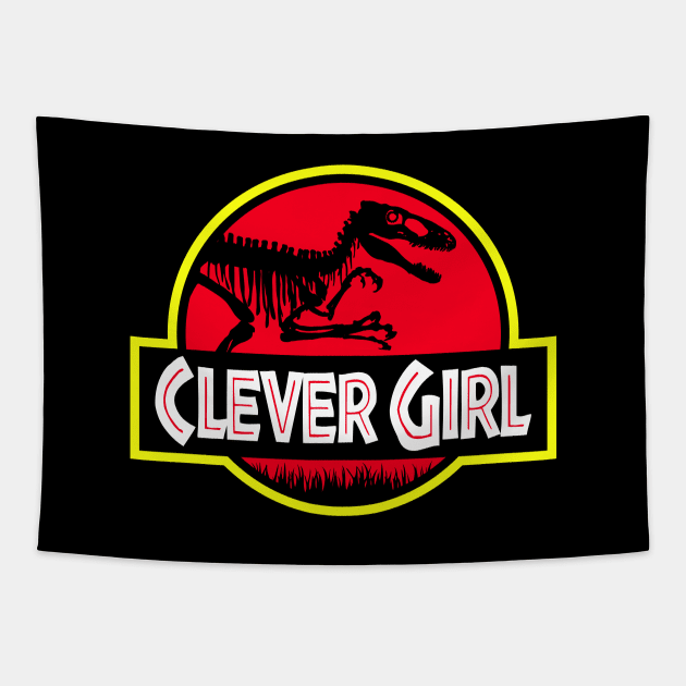 Clever Girl (logo) Tapestry by andrew_kelly_uk@yahoo.co.uk