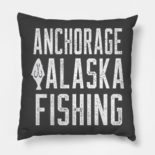 ANCHORAGE ALASKA FISHING Pillow