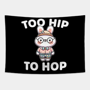 Too Hip to Hop Easter Bunny Hip-Hop Rabbit Tapestry