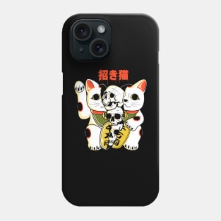 Skull Maneki Neko Phone Case