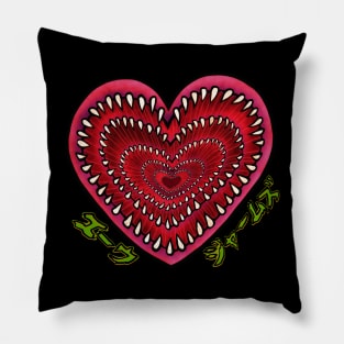 Monster heart Pillow