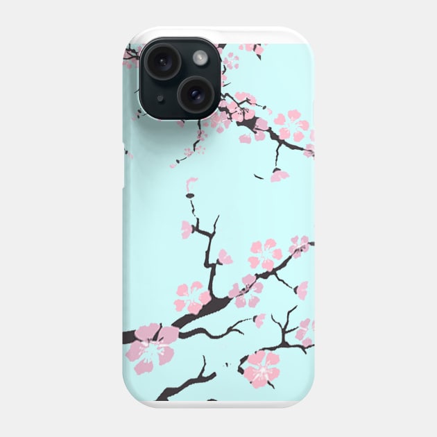 Cherry Blossom Tree Pattern Phone Case by magicmirror