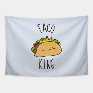 Taco King Funny Tapestry