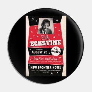Billy Eckstine - No Cover, No Minimum - Las Vegas, NV - 1960 Pin