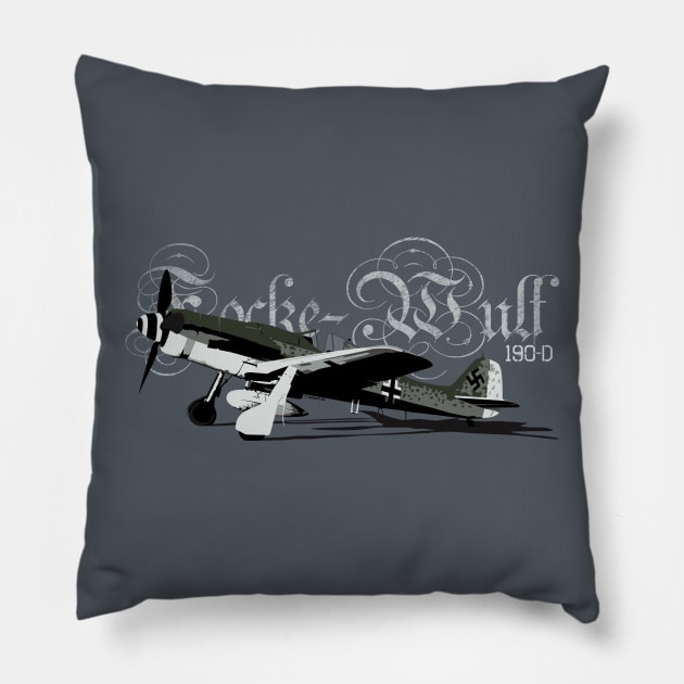 FW-190 d Pillow by Siegeworks