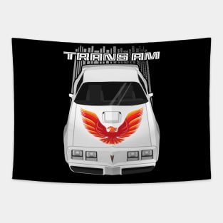 Firebird Trans Am 79-81 - white and orange Tapestry