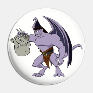 Hugo and Goliath Pin