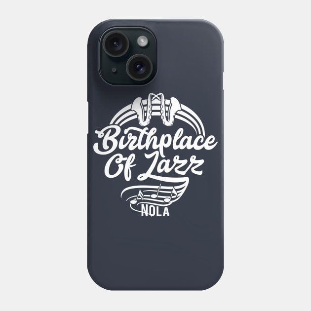 Birthplace of Jazz New Orleans Phone Case by rojakdesigns