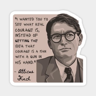 Atticus Finch Quote Magnet