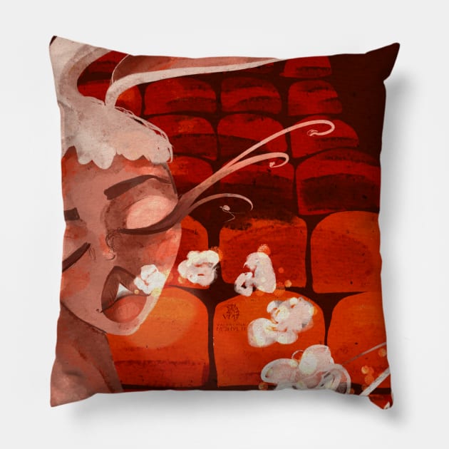 Cinema Pillow by valentyna mohylei