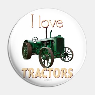 I Love Tractors Allis Chalmers Pin