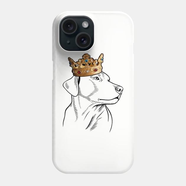 Plott Hound Dog King Queen Wearing Crown Phone Case by millersye