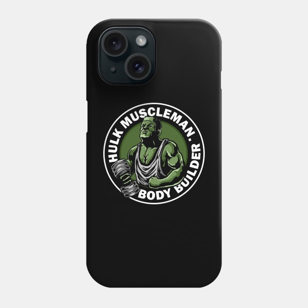 muscleman Phone Case by mbonproject