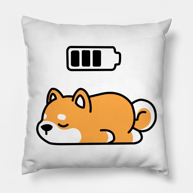 Dog Shiba Cute Pillow by oneskyoneland