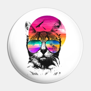 Summer Cat Pin