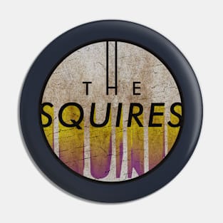 THE SQUIRES - VINTAGE YELLOW CIRCLE Pin