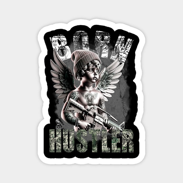 Urban Angel Hustler Streetwear Magnet by Deadpan Couture