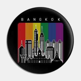 Bangkok LGBT Flag Pin