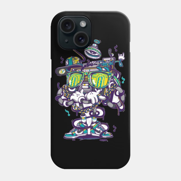 Hip Hop Graffiti Recorder Phone Case by Seopdesigns