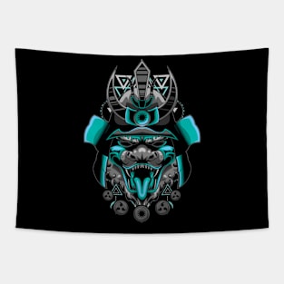 samurai head Tapestry