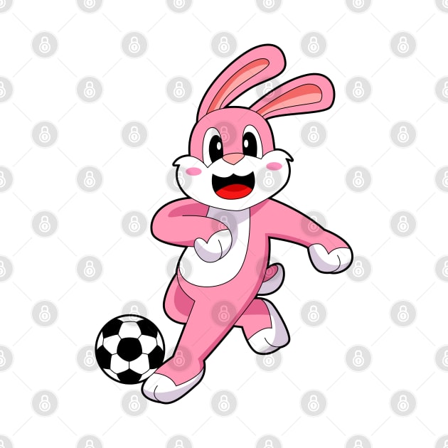 Rabbit Soccer player Soccer by Markus Schnabel