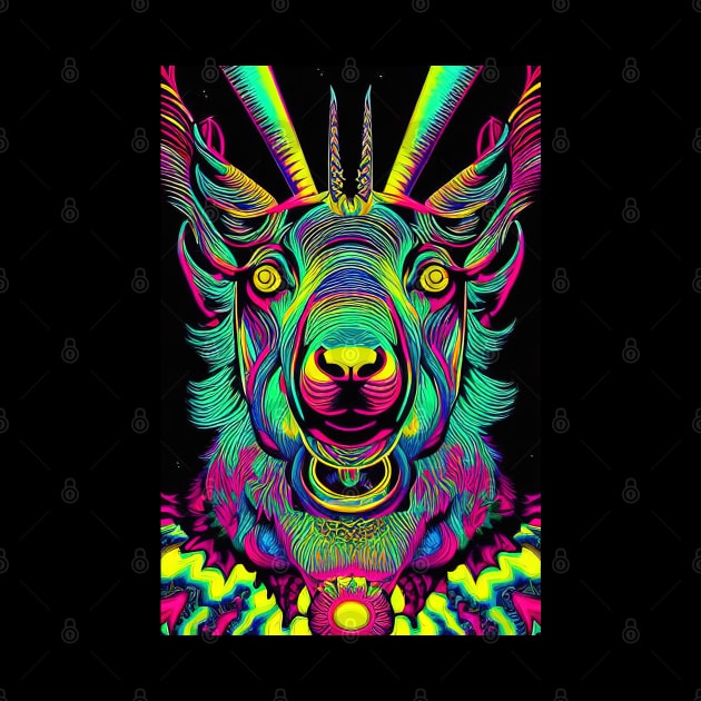 Psychedelic Pop art - GOAT by SimSang