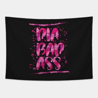 Diabadass - diabetes diabetic t1d type 1 watercolor pink Tapestry