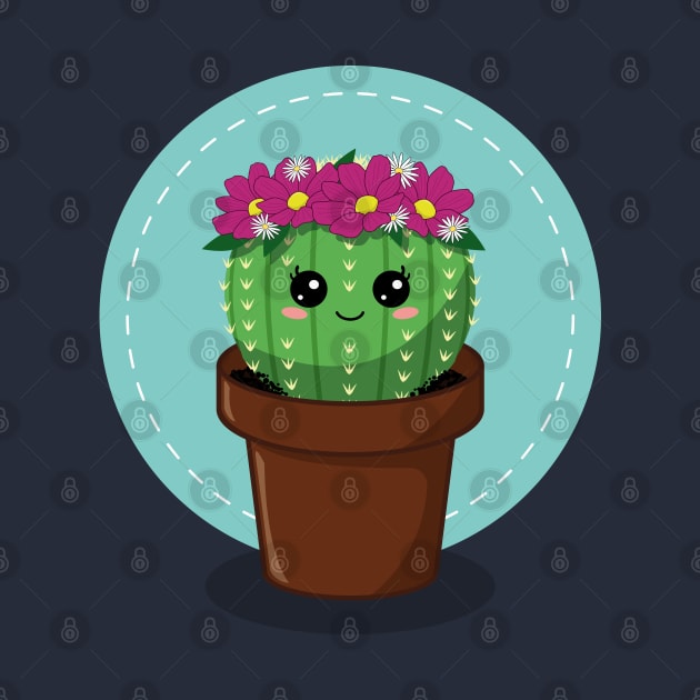 Kawaii cactus by Ldgo14