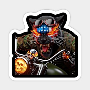 Patriot Panther Rider by focusln Magnet