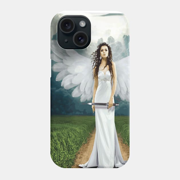 ANGEL Pop Art Phone Case by BruceALMIGHTY Baker