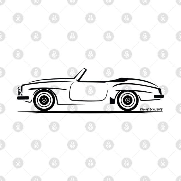 Mercedes Benz 190 SL W121 BLK by PauHanaDesign