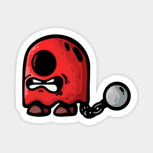 red ghost prisoner Magnet