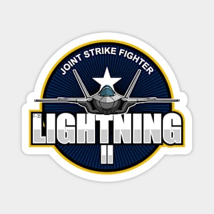 F-35 Lightning 2 Patch (Front & Back logo) Magnet