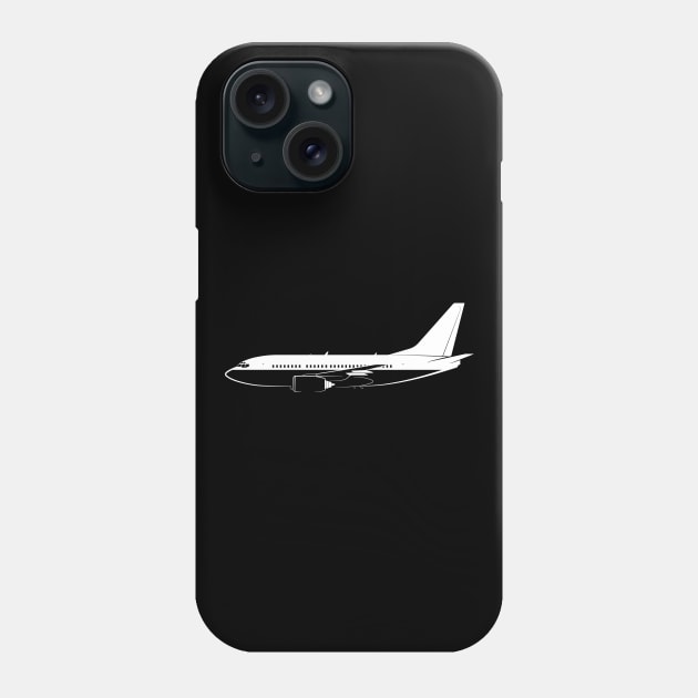 737-600 Silhouette Phone Case by Car-Silhouettes