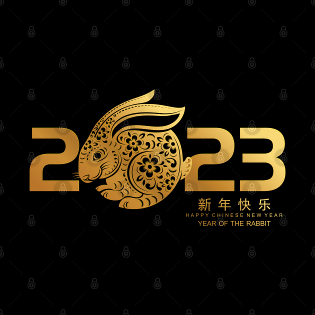 Happy chinese new year 2023 rabbit zodiac - Happy Chinese New Year 2023 - Mug | TeePublic