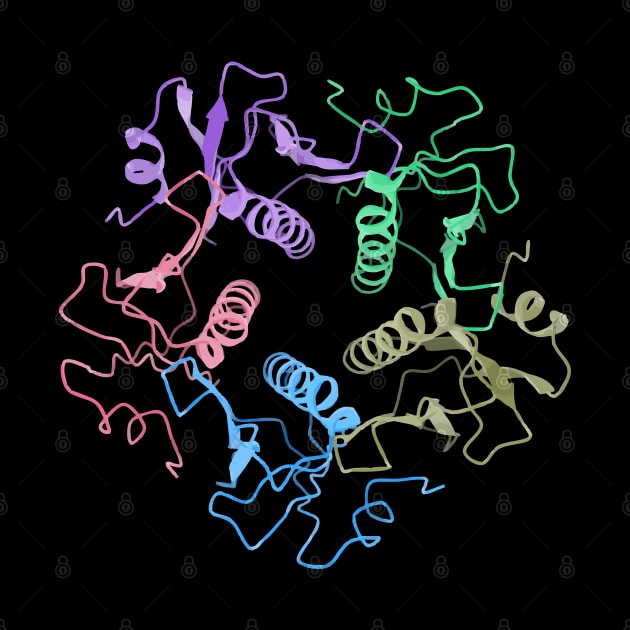 CholeratoxinB pentamer color by RosArt100