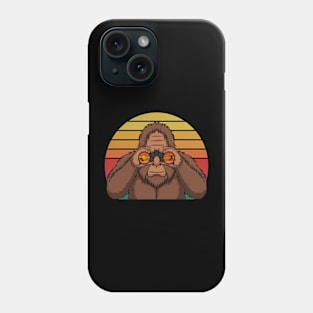 Retro monkey Phone Case