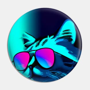 Cat with Sunglasses Pin