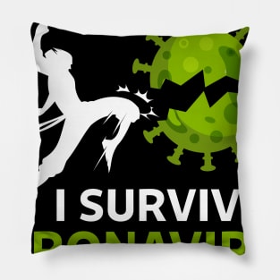 I survived coronavirus Pillow