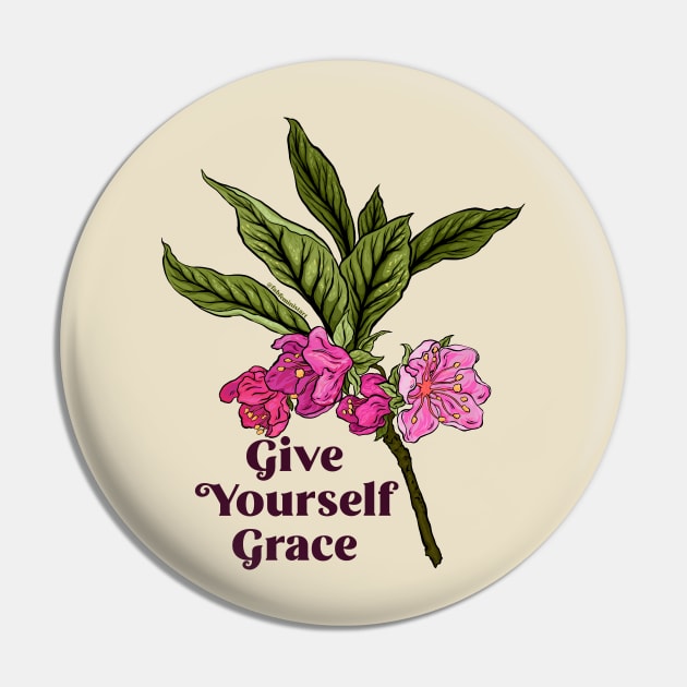 Give Yourself Grace Pin by FabulouslyFeminist