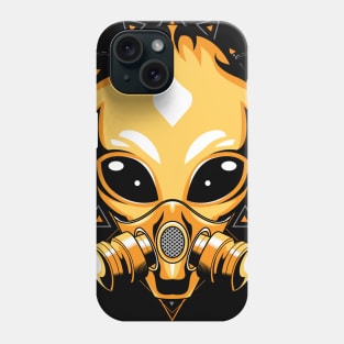 alien gold Phone Case