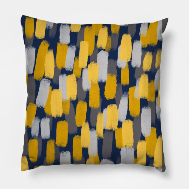 Navy and mustard pillows clearance