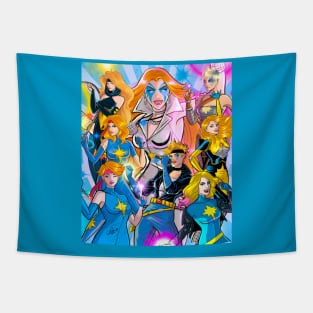 Dazz collage Tapestry