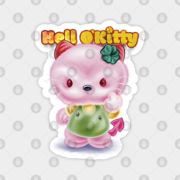 Hell O'Kitty Magnet by majanation