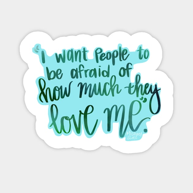 Love me Magnet by CollectfullyHannah