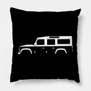 Land Rover Defender 110 Silhouette Pillow