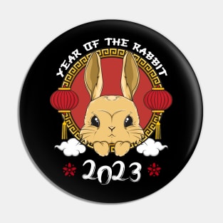 Year Of The Rabbit 2023 Zodiac Happy Chinese New Year 2023 Pin