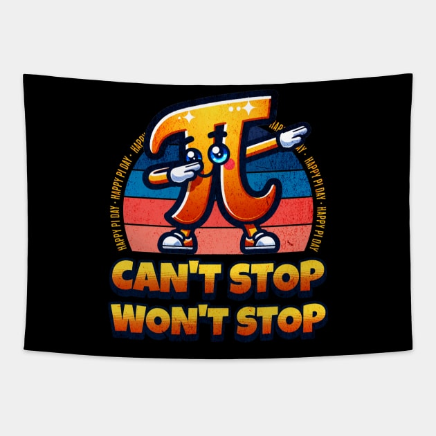 Pi Day Can’t Stop Won’t Stop Tapestry by BankaiChu