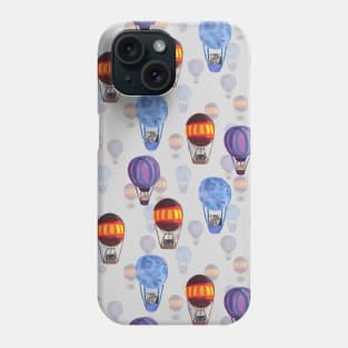 balloon and cat Phone Case