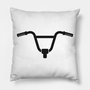 Retro BMX Handlebars Pillow